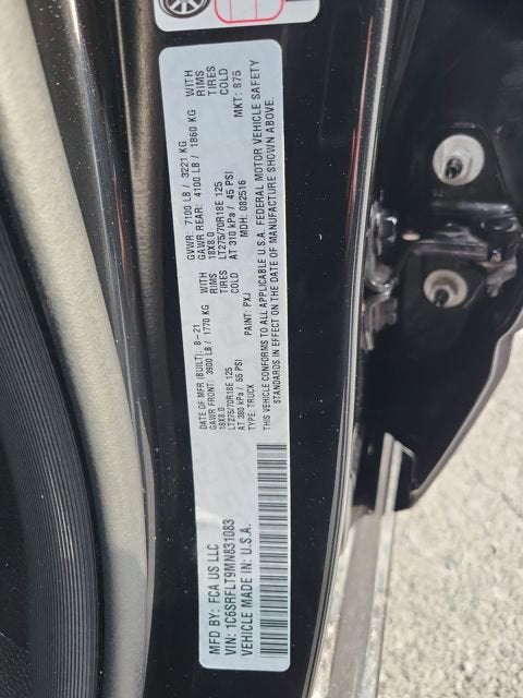 2021 RAM 1500 Rebel Crew Cab 4x4 5'7" Box