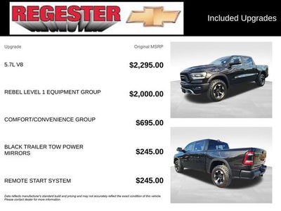 2021 RAM 1500 Rebel Crew Cab 4x4 5'7" Box