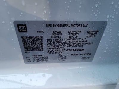 2026 Chevrolet Silverado 2500 HD WT