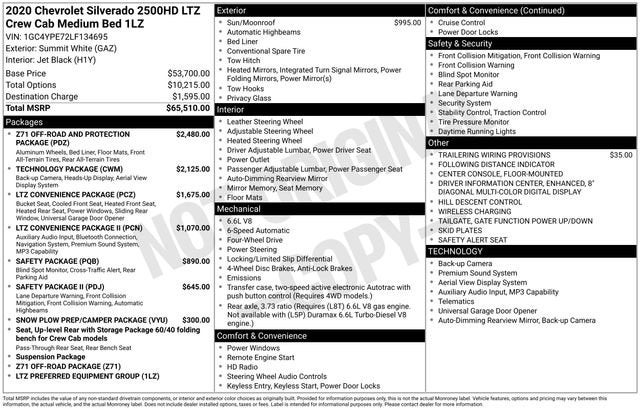 2020 Chevrolet Silverado 2500 HD LTZ