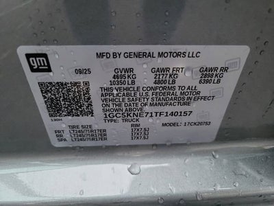 2026 Chevrolet Silverado 2500 HD LT