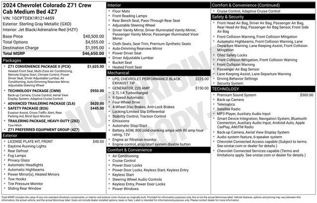 2024 Chevrolet Colorado Z71