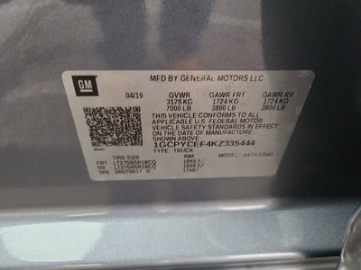 2019 Chevrolet Silverado 1500 Custom Trail Boss