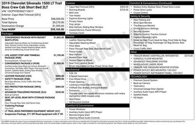 2019 Chevrolet Silverado 1500 LT Trail Boss