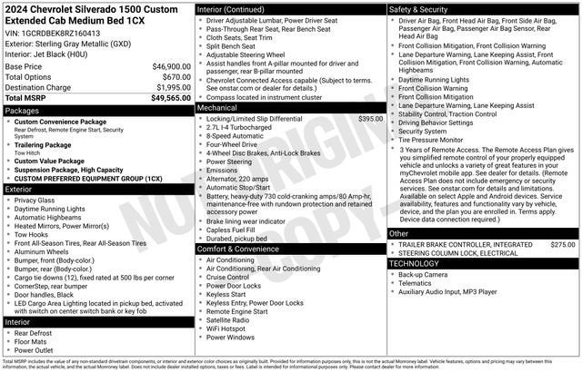 2024 Chevrolet Silverado 1500 Custom