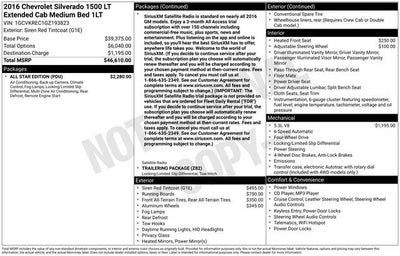 2016 Chevrolet Silverado 1500 LT