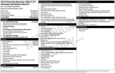 2018 Chevrolet Silverado 1500 LT