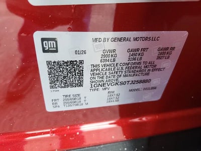 2026 Chevrolet Traverse LT