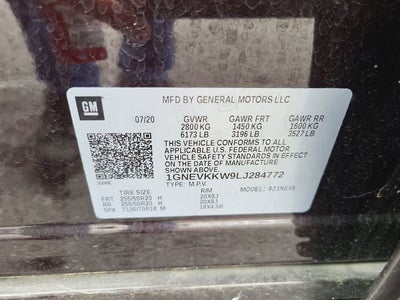 2020 Chevrolet Traverse Premier