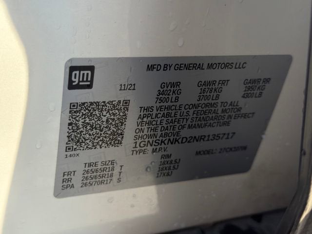 2022 Chevrolet Tahoe LT