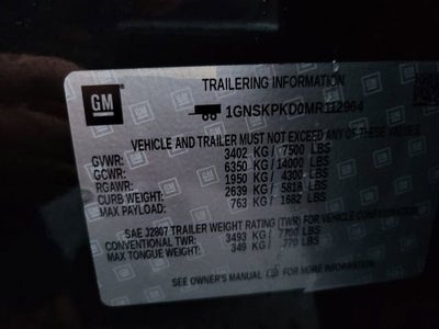 2021 Chevrolet Tahoe Z71