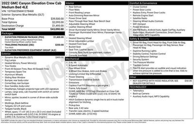 2022 GMC Canyon Elevation