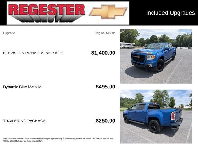 2022 GMC Canyon Elevation
