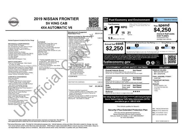 2019 Nissan Frontier SV