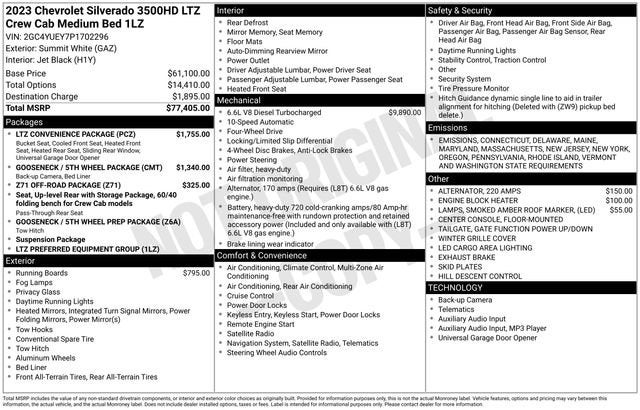 2023 Chevrolet Silverado 3500 HD LTZ