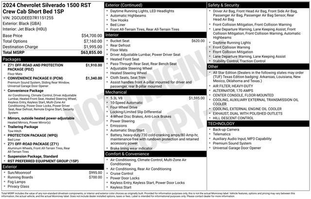 2024 Chevrolet Silverado 1500 RST