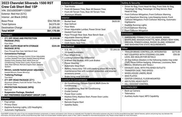 2023 Chevrolet Silverado 1500 RST