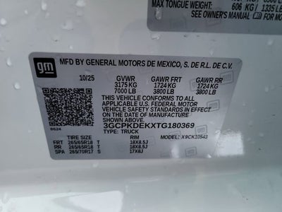 2026 Chevrolet Silverado 1500 LT