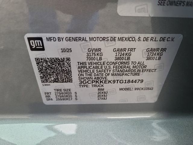 2026 Chevrolet Silverado 1500 LT (2FL)