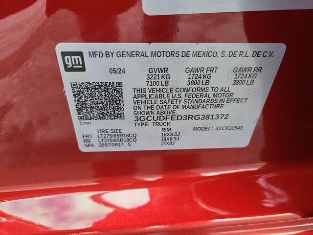 2024 Chevrolet Silverado 1500 LT Trail Boss