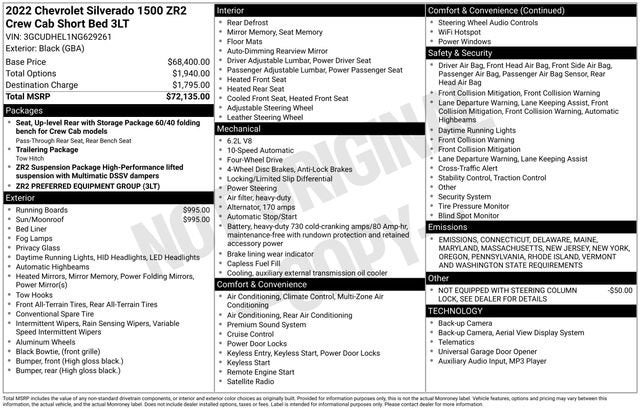 2022 Chevrolet Silverado 1500 ZR2
