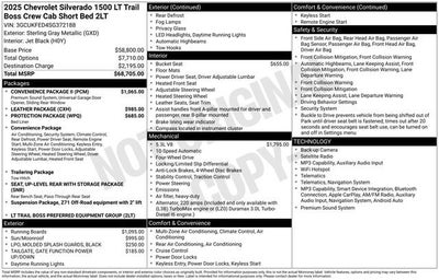 2025 Chevrolet Silverado 1500 LT Trail Boss