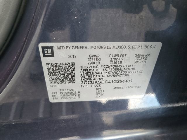 2018 Chevrolet Silverado 1500 LTZ