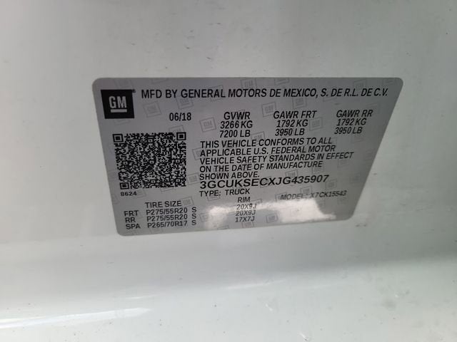 2018 Chevrolet Silverado 1500 LTZ