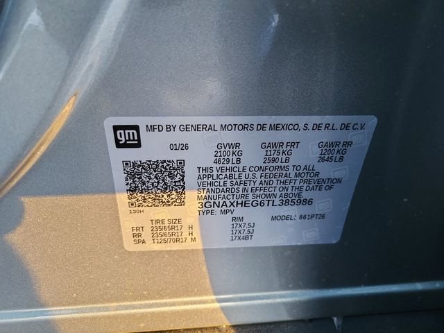 2026 Chevrolet Equinox LT