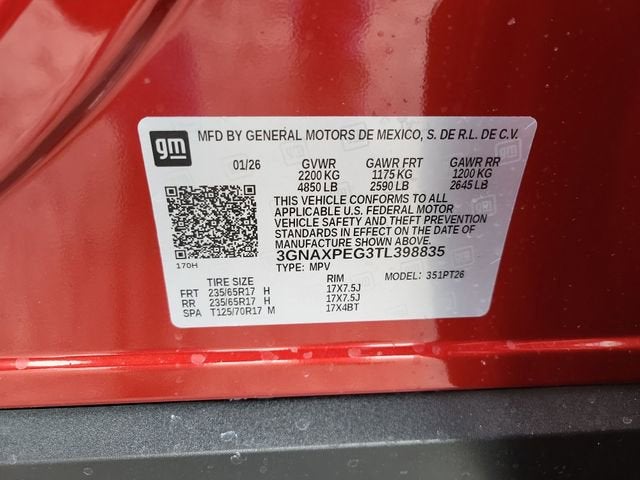 2026 Chevrolet Equinox LT