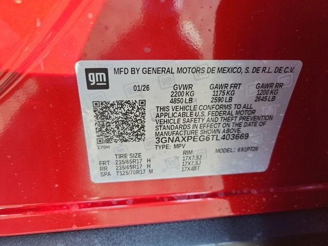 2026 Chevrolet Equinox LT