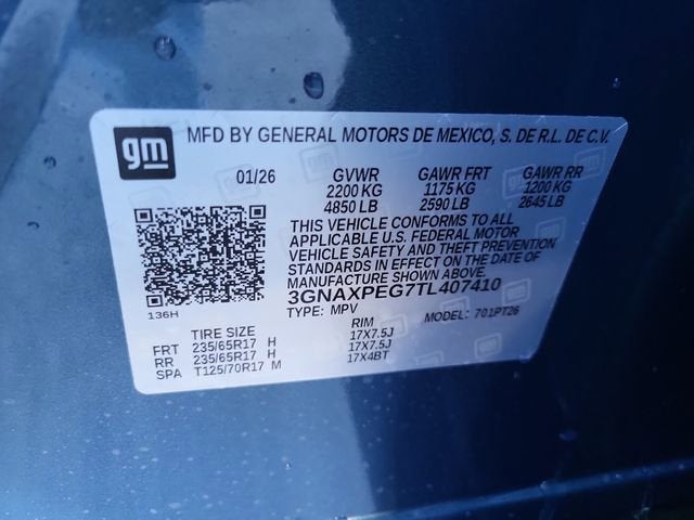 2026 Chevrolet Equinox LT