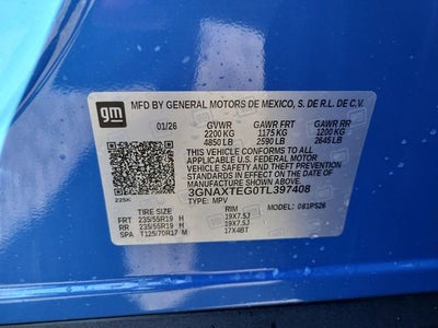 2026 Chevrolet Equinox RS