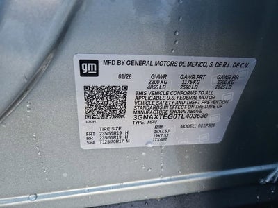 2026 Chevrolet Equinox RS