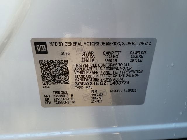 2026 Chevrolet Equinox RS