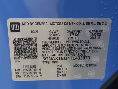 2026 Chevrolet Equinox RS