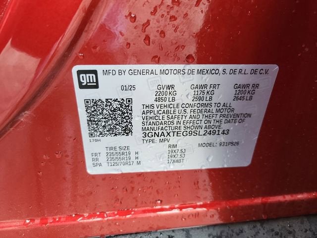 2025 Chevrolet Equinox RS