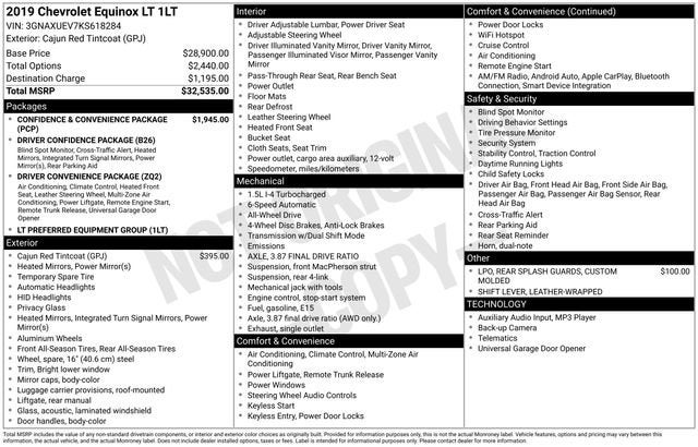 2019 Chevrolet Equinox LT