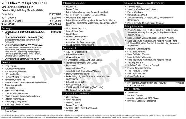 2021 Chevrolet Equinox LT