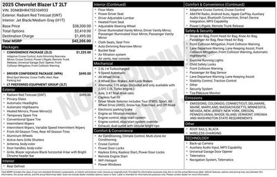 2025 Chevrolet Blazer 2LT