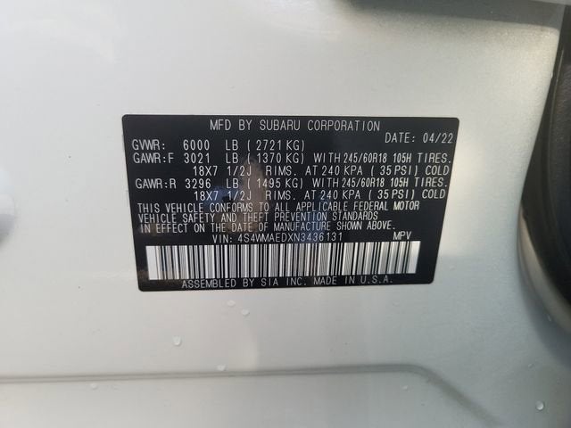 2022 Subaru Ascent Premium