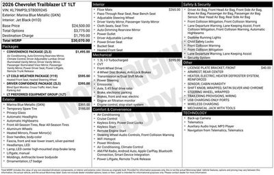 2026 Chevrolet Trailblazer LT