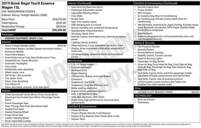2019 Buick Regal TourX Essence